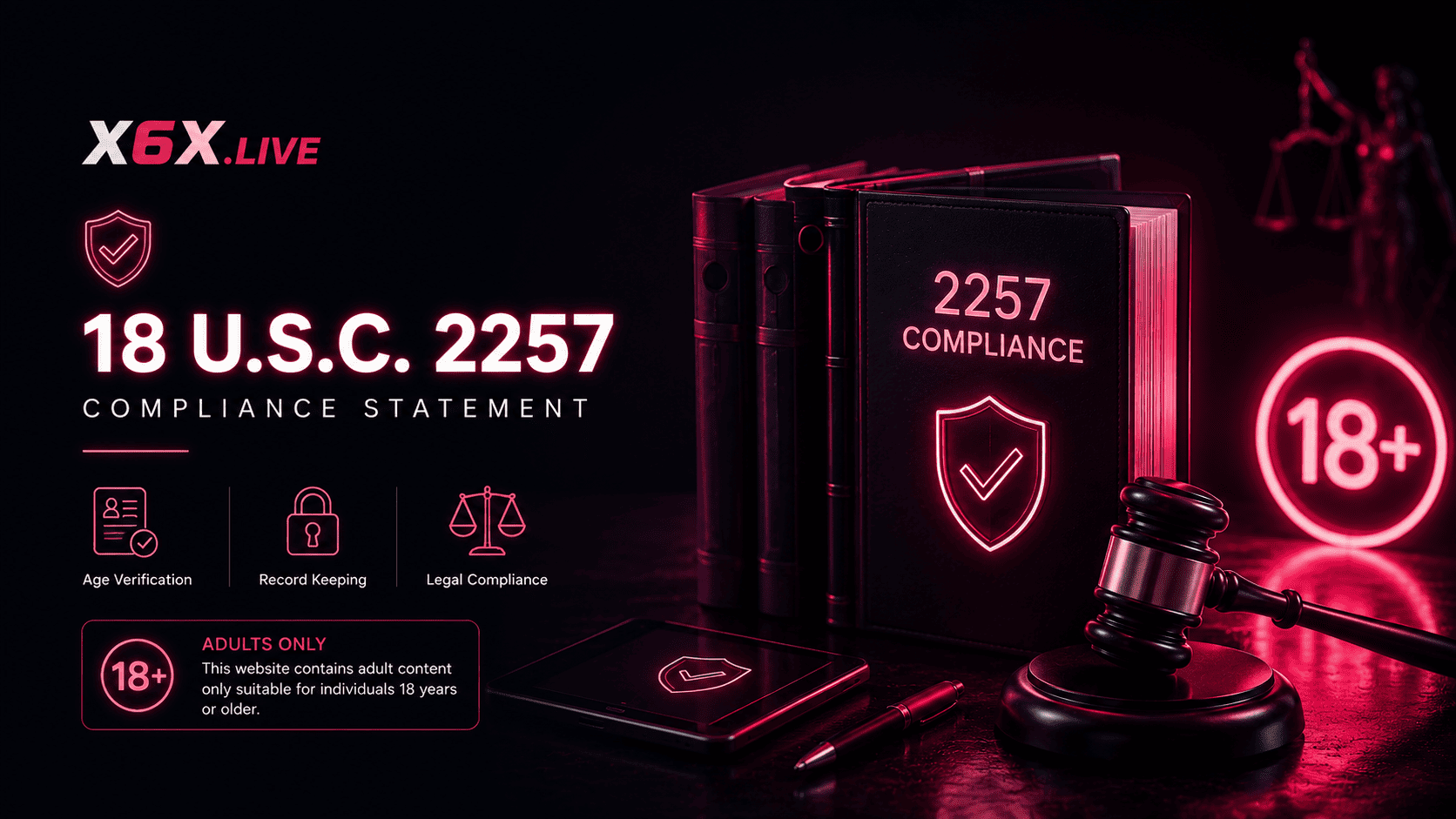 18 U.S.C. § 2257 Compliance Statement 1 18 U.S.C. § 2257 Compliance Statement